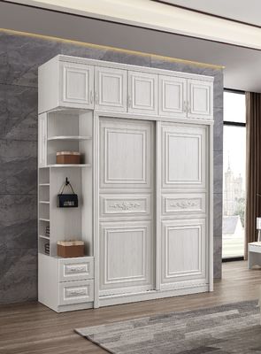 Vestuário de madeira branco amigável de Eco com altura lavável 20cm da porta deslizante