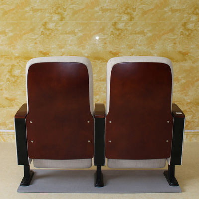 Dureza dobrável de Hall Chairs Anti Electrostatic Medium do cinema de 2 Seater
