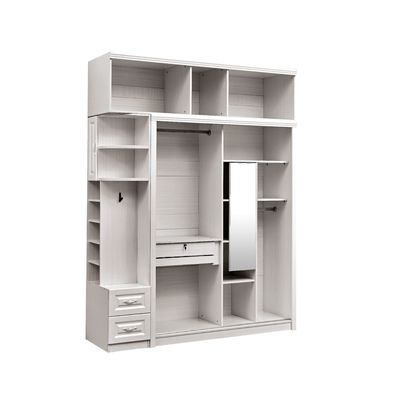 Vestuário de madeira branco amigável de Eco com altura lavável 20cm da porta deslizante