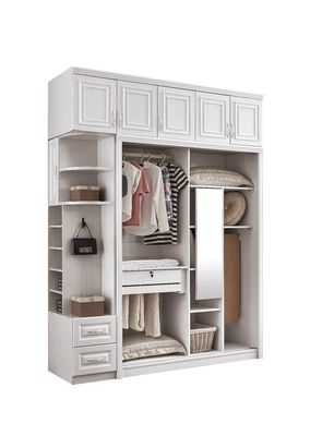 Vestuário de madeira branco amigável de Eco com altura lavável 20cm da porta deslizante