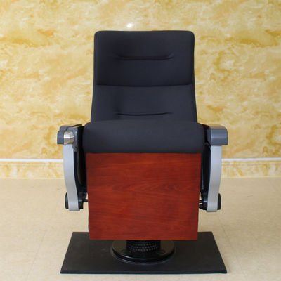 O plutônio preto à prova de chama de Hall Chairs With do cinema do teatro espuma alto densidade dobrável