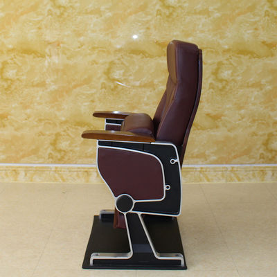Cinema de madeira carmesim Hall Chairs
