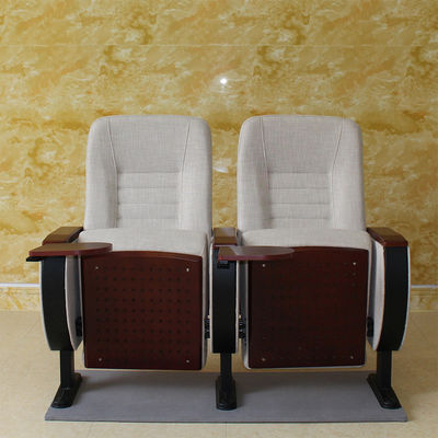 Dureza dobrável de Hall Chairs Anti Electrostatic Medium do cinema de 2 Seater
