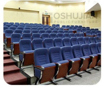 Dureza dobrável de Hall Chairs Anti Electrostatic Medium do cinema de 2 Seater