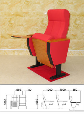 Densidade lavável Hypoallergenic de Hall Chairs Folding Moistureproof High do cinema