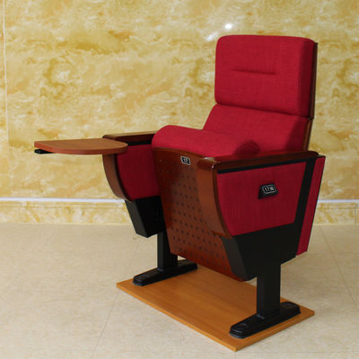 Eletrostático de dobramento da esponja do espaldar de Hall Chairs With 500mm do cinema do teatro anti